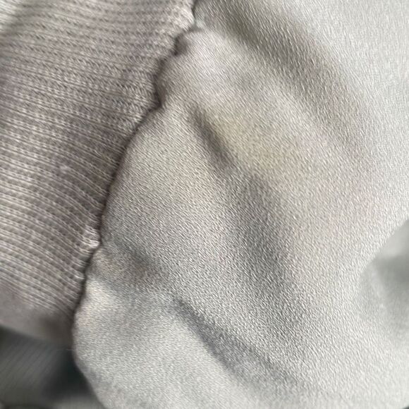 Lane Bryant Pistachio Green Ruffled Zip Up Bomber Windbreaker Jacket 18/20 - Picture 12 of 15